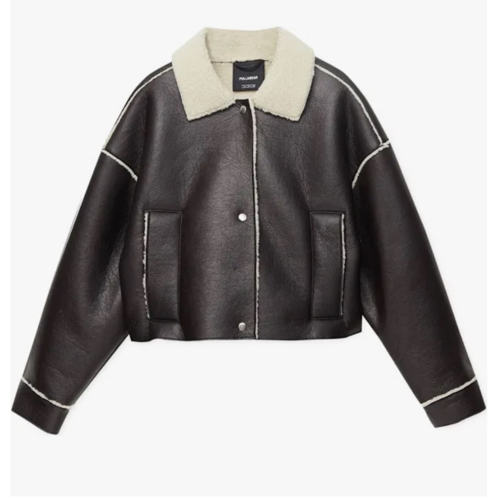 Brown lightweight Pull & Bear jacket